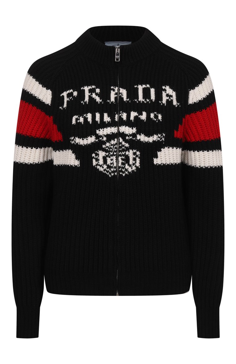 Кашемировый кардиган с отделкой пайетками PRADA, арт. P25L14-10QD-F0002, фото 1