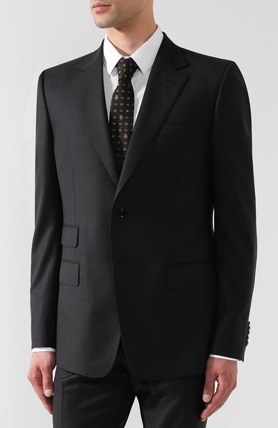 Шерстяной костюм с пиджаком на двух пуговицах GUCCI, арт. 450542/Z421E, фото 2