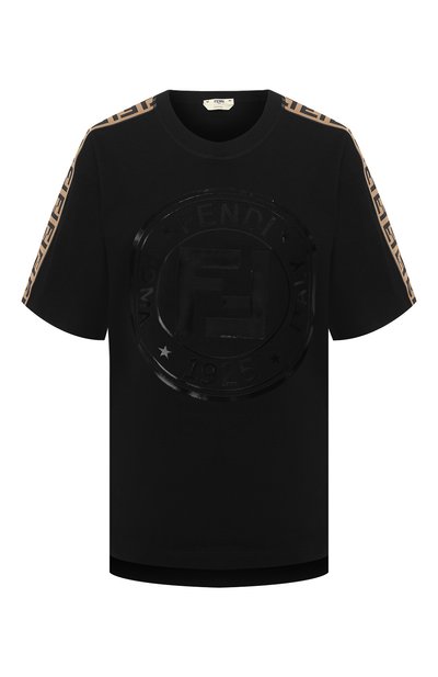 Женская хлопковая футболка FENDI, арт. FAF073 AB4E