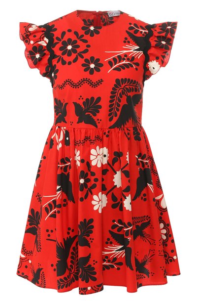 Женское хлопковое платье REDVALENTINO, арт. RR0VAE45/SQU