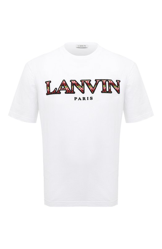 

Хлопковая футболка Lanvin, Белый