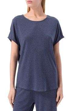 Женская футболка ZIMMERLI темно-синего цвета, арт. 8010-33101 | Фото 3 (Нос: Не проставлено)