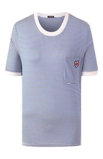 Женская шелковая футболка KITON, арт. D59441K0922E01