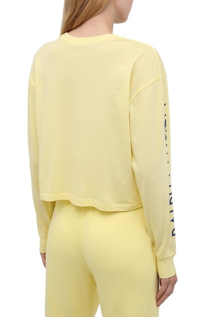 Хлопковый лонгслив POLO RALPH LAUREN желтого цвета по цене 10450 руб., арт. 211843282, фото 4 Хлопковый лонгслив POLO RALPH LAUREN, арт. 211843282, фото 4