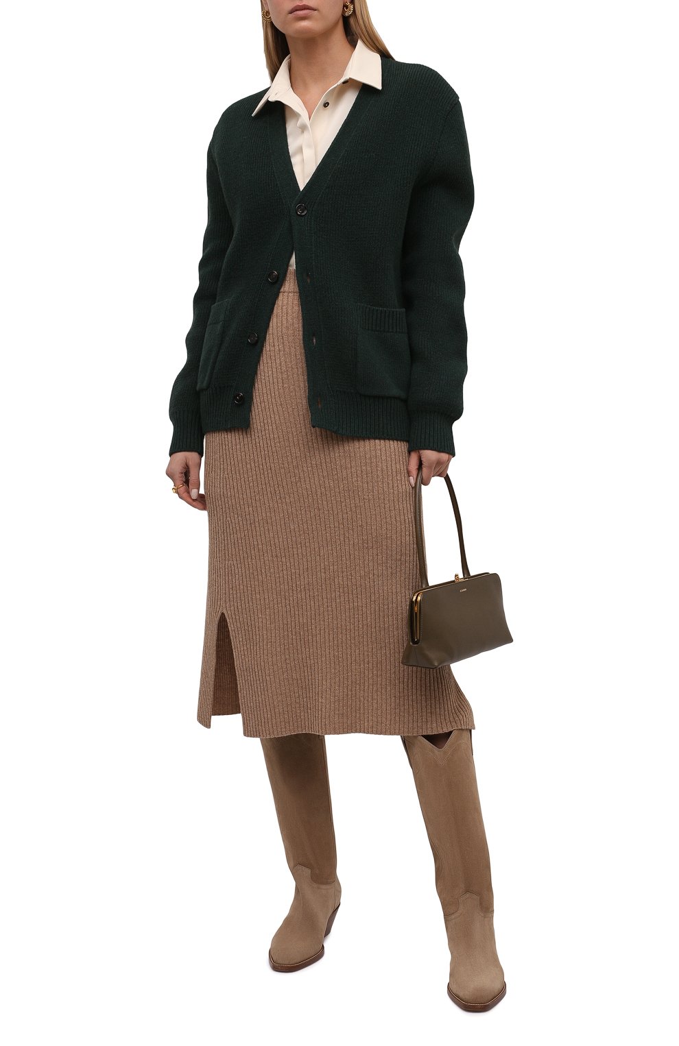 Юбка из шерсти и кашемира BOSS, арт. 50456932, фото 2