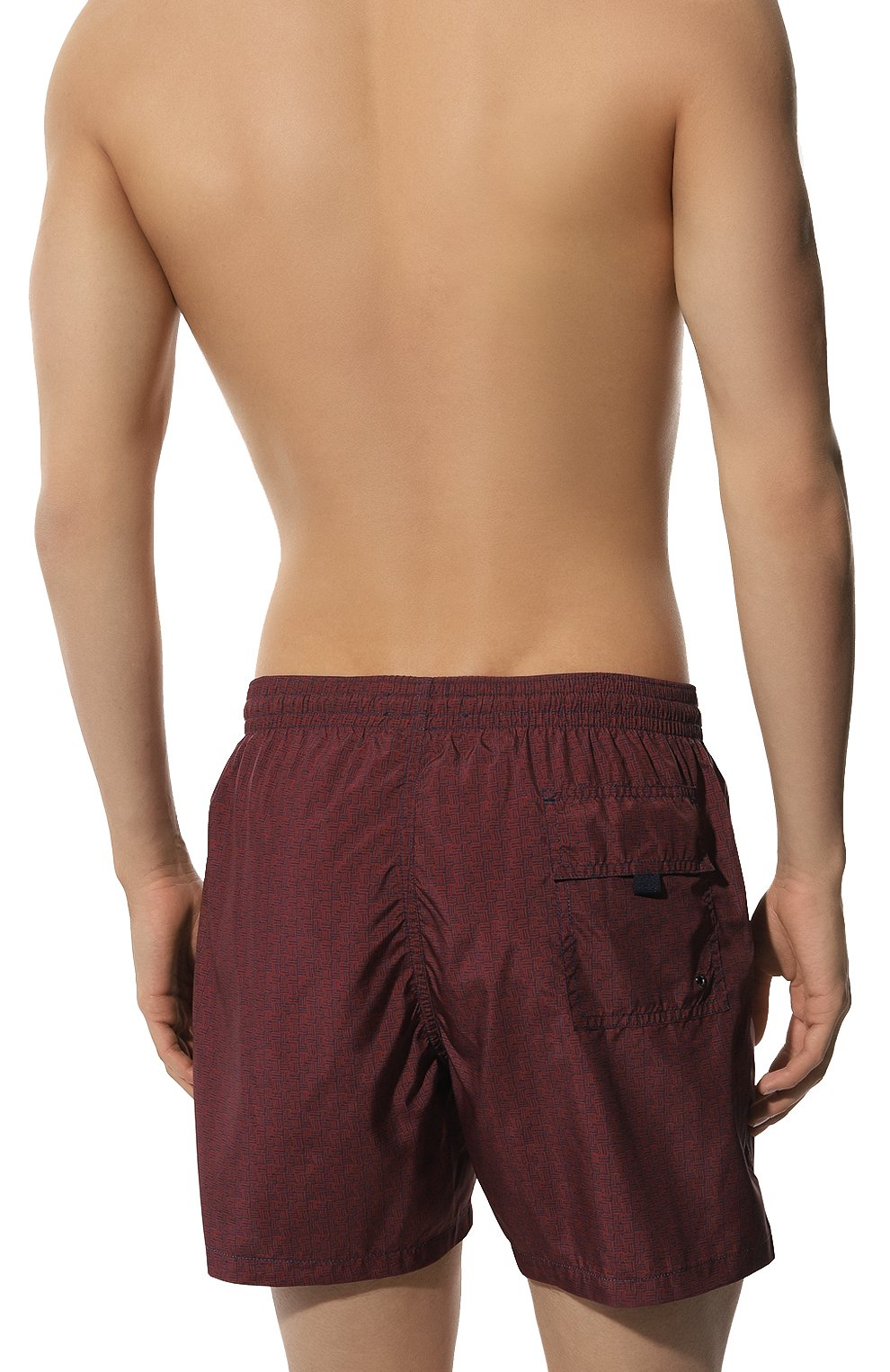 Плавки-шорты CANALI бордового цвета по цене 27650 руб., арт. 93009/UA00089, фото 3 Плавки-шорты CANALI, арт. 93009/UA00089, фото 3