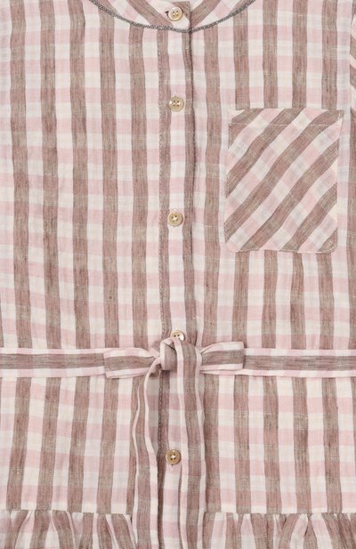 Льняное платье BRUNELLO CUCINELLI, арт. BH742A326B, фото 3