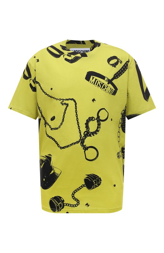 

Хлопковая футболка Moschino, Зелёный