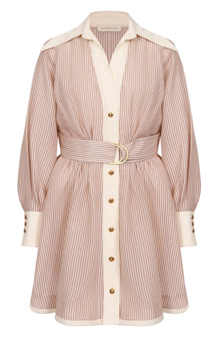 Женское платье из хлопка и шелка ZIMMERMANN, арт. 1154DF251