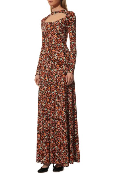 Платье из вискозы VICTORIA BECKHAM, арт. 1122WDR003255B, фото 3