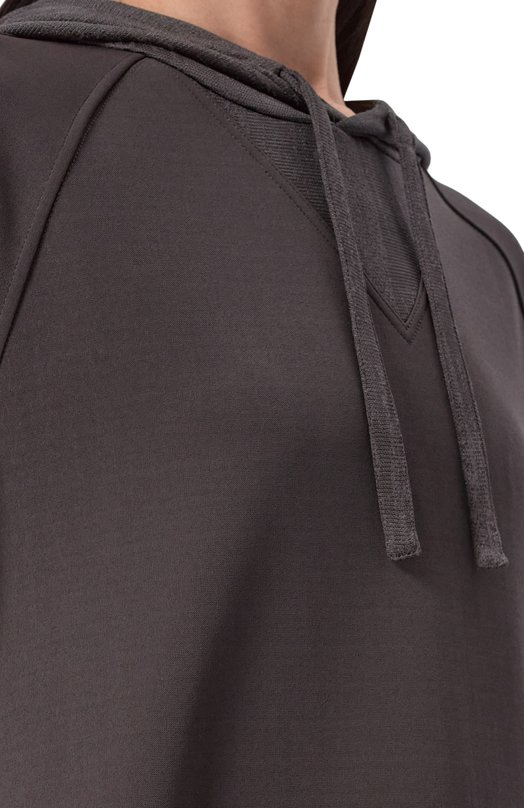 Худи из вискозы Giorgio Armani GW003162/AF24791 Серый  GW003162/AF24791 Фото 5