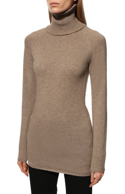 Кашемировая водолазка TEGIN бежевого цвета по цене 46000 руб., арт. 3828, фото 3 Кашемировая водолазка TEGIN, арт. 3828, фото 3