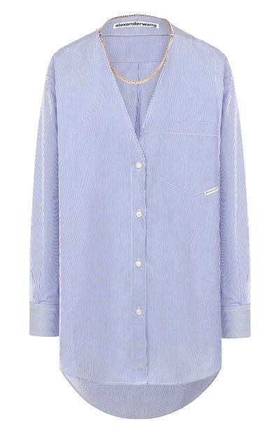 Женская хлопковая рубашка ALEXANDER WANG, арт. 1WC2191258