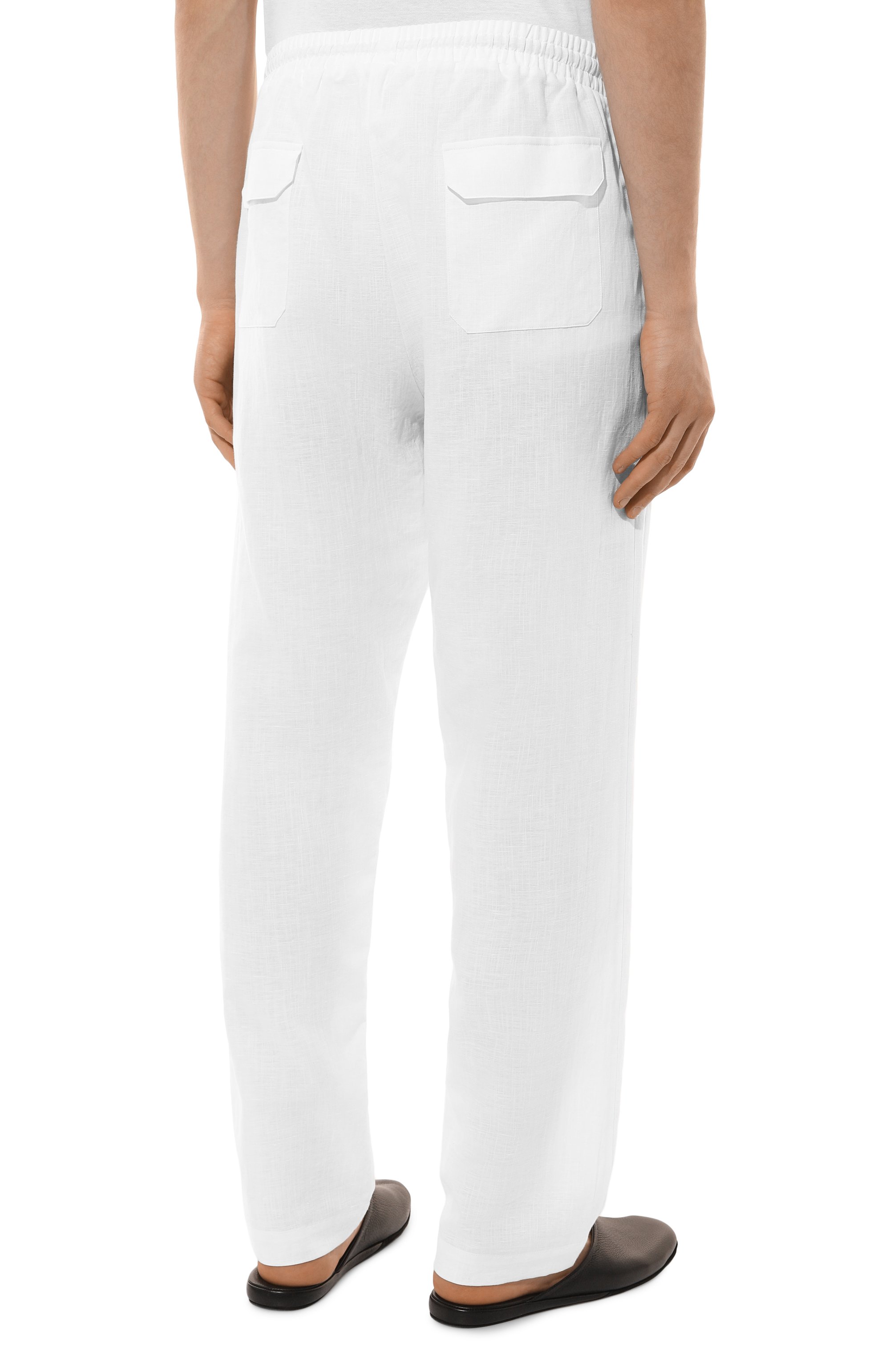 Брюки изо льна и хлопка ZIMMERLI, арт. 4697-27000, фото 4