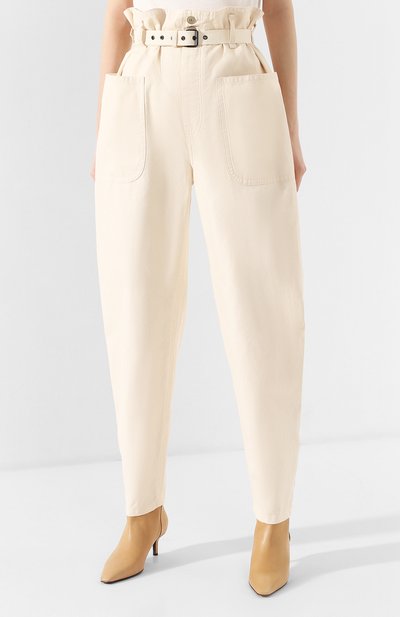 Брюки из смеси хлопка и льна ISABEL MARANT ETOILE, арт. PA1512-20P007E/RINNY, фото 3