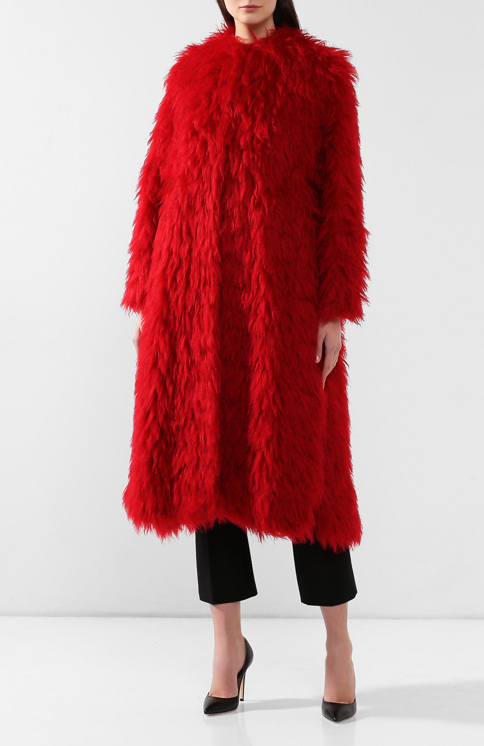 Пальто из смеси шерсти и хлопка VALENTINO, арт. SB3CA3T04NV, фото 3