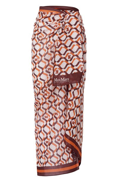 Женское хлопковое парео MAX MARA, арт. BCHELFI 261654101