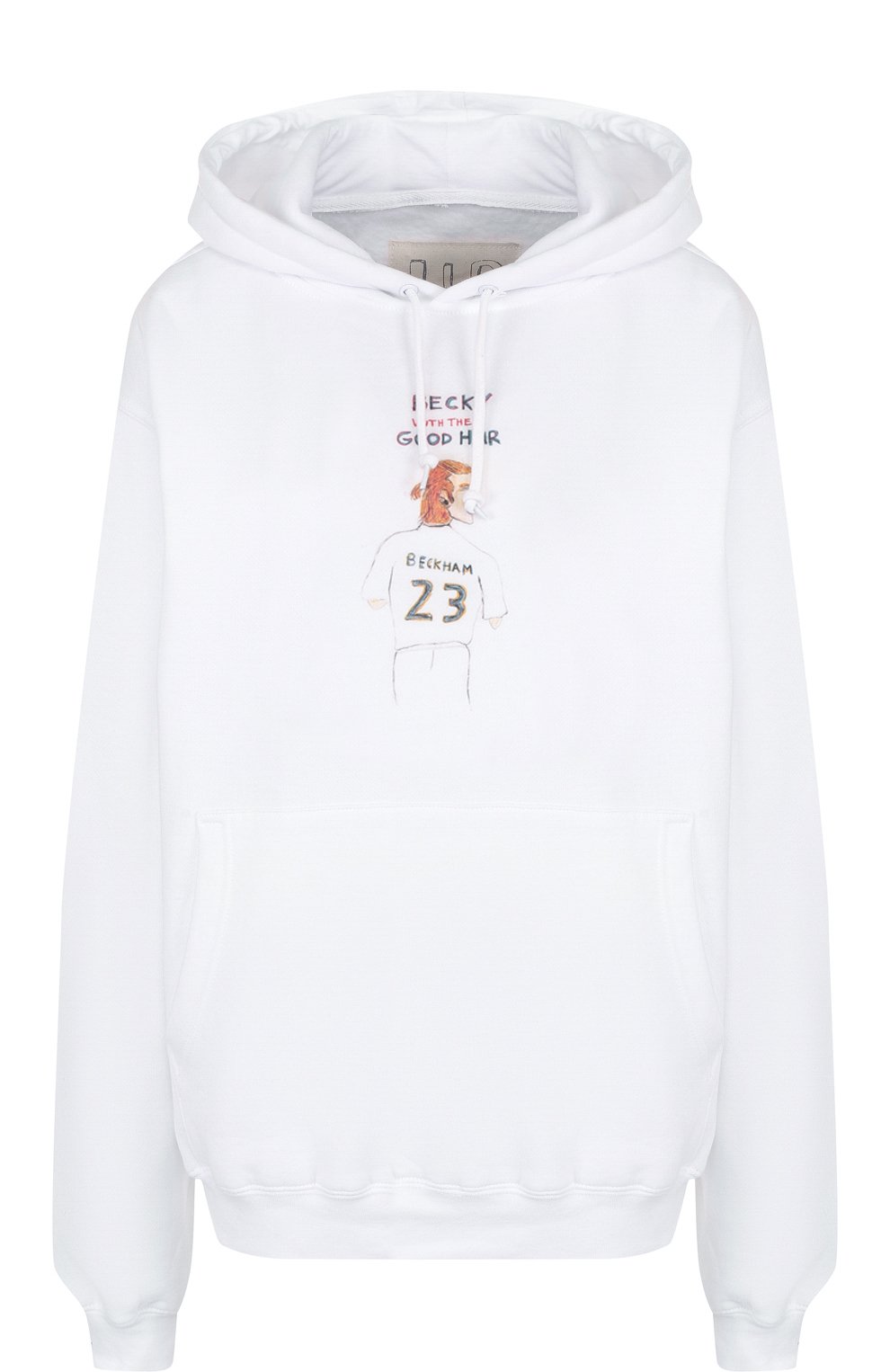 Хлопковая толстовка с капюшоном и принтом UNFORTUNATE PORTRAIT, арт. BECKY WITH THE G00D HAIR/H00DIE, фото 1