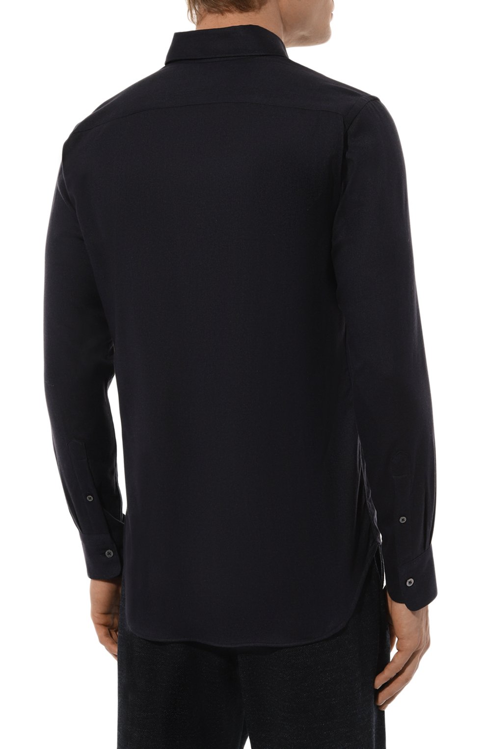 Рубашка из хлопка и лиоцелла CANALI, арт. CSL70B1/GL03355, фото 4