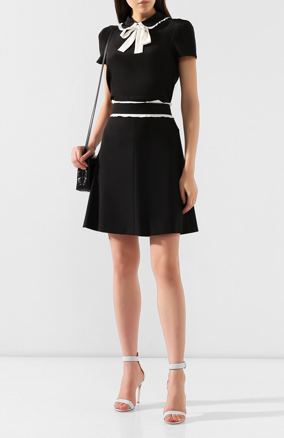 Шелковый топ REDVALENTINO, арт. SR3AA0U7/48P, фото 2