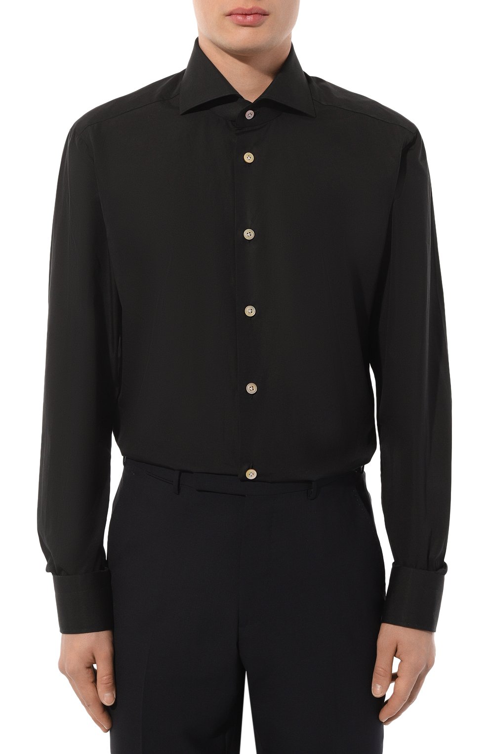 Хлопковая сорочка KITON, арт. UCCH0660105, фото 4