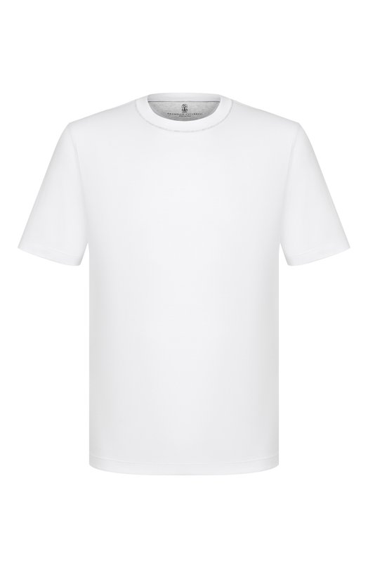 Хлопковая футболка Brunello Cucinelli M0B131356P Белый M0B131356P