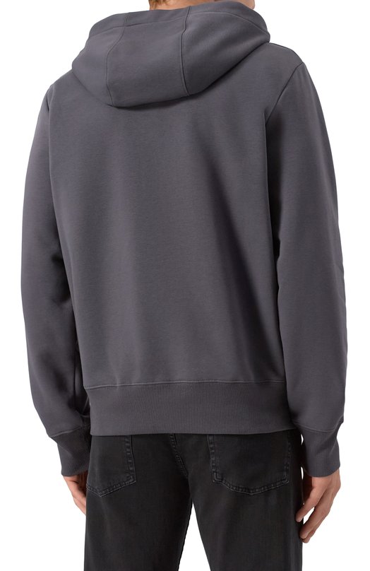 Хлопковая толстовка Parajumpers 25WMPMFLEY24 Серый  25WMPMFLEY24 Фото 4