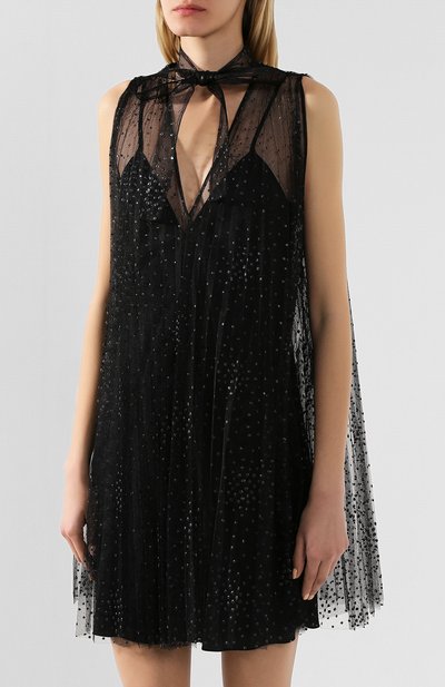 Платье REDVALENTINO черного цвета по цене 92550 руб., арт. TR3VAM20/4RL, фото 3 Платье REDVALENTINO, арт. TR3VAM20/4RL, фото 3