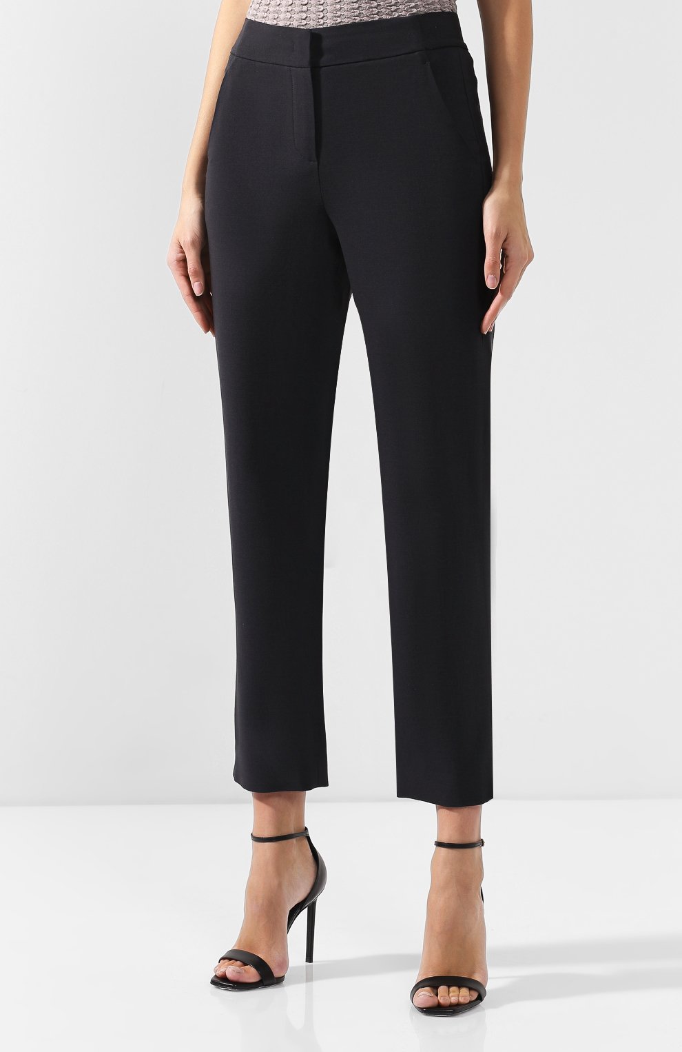 Укороченные брюки из шерсти GIORGIO ARMANI, арт. 8WHPP00E/T0084, фото 3