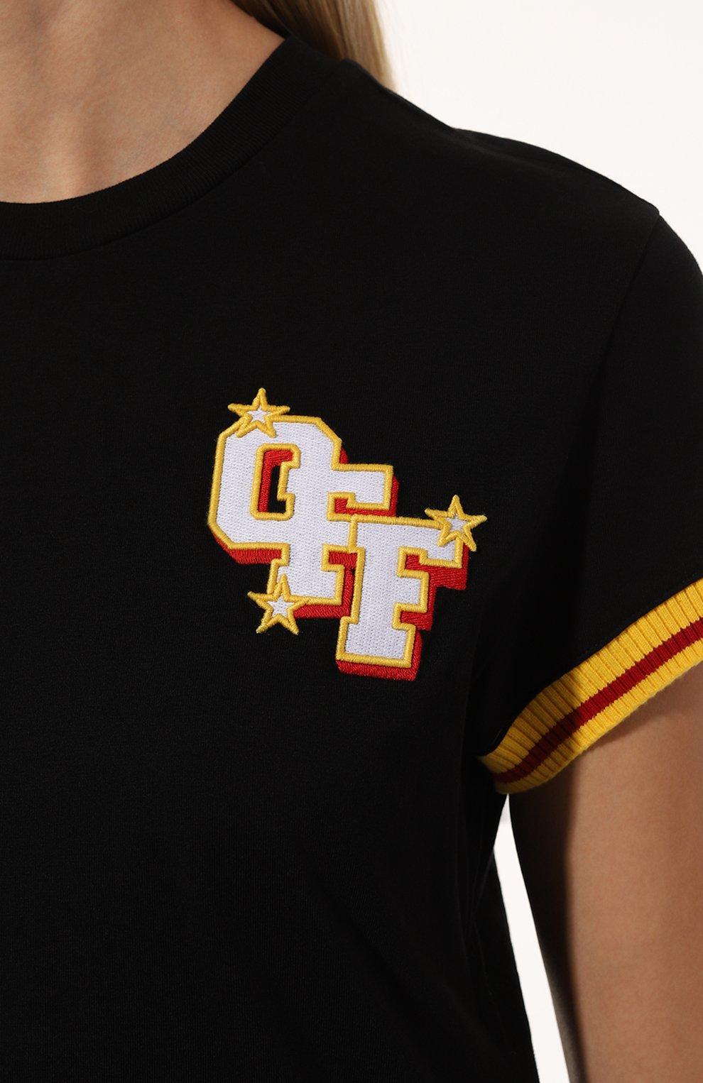 Хлопковая футболка OFF-WHITE, арт. 0WAA112W24JER001, фото 5