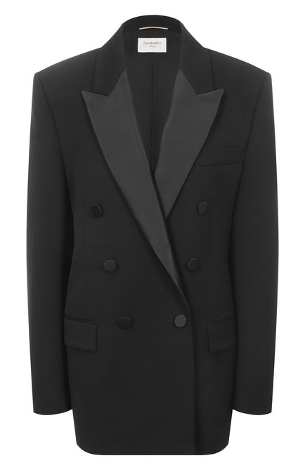 Женский шерстяной жакет SAINT LAURENT, арт. 837658/Y7E63