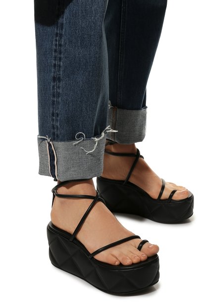 Кожаные босоножки LE SILLA, арт. 2588U040M1PPFAK, фото 3