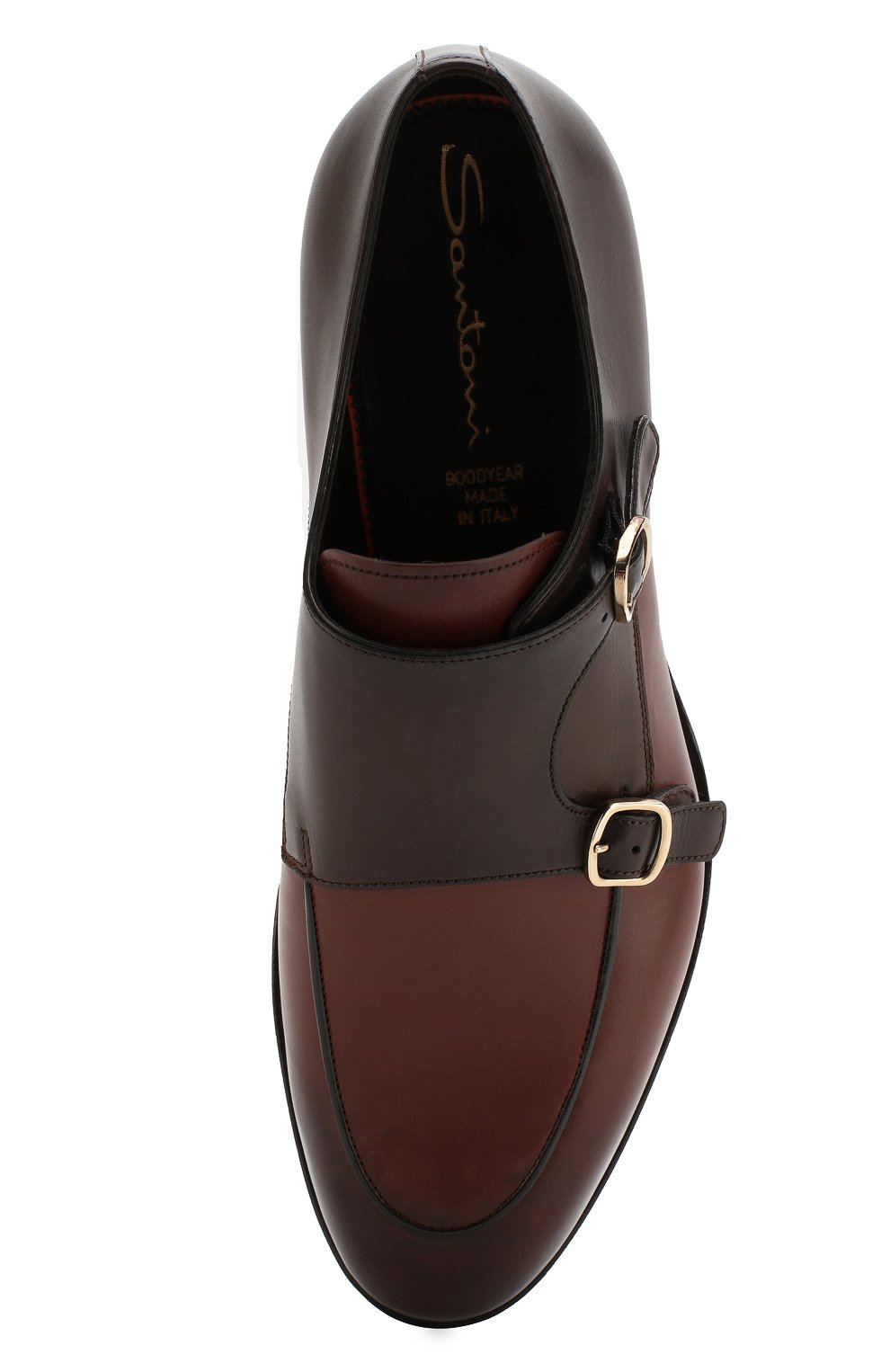 Кожаные монки SANTONI, арт. MCC016036PC4HBTKM48, фото 5