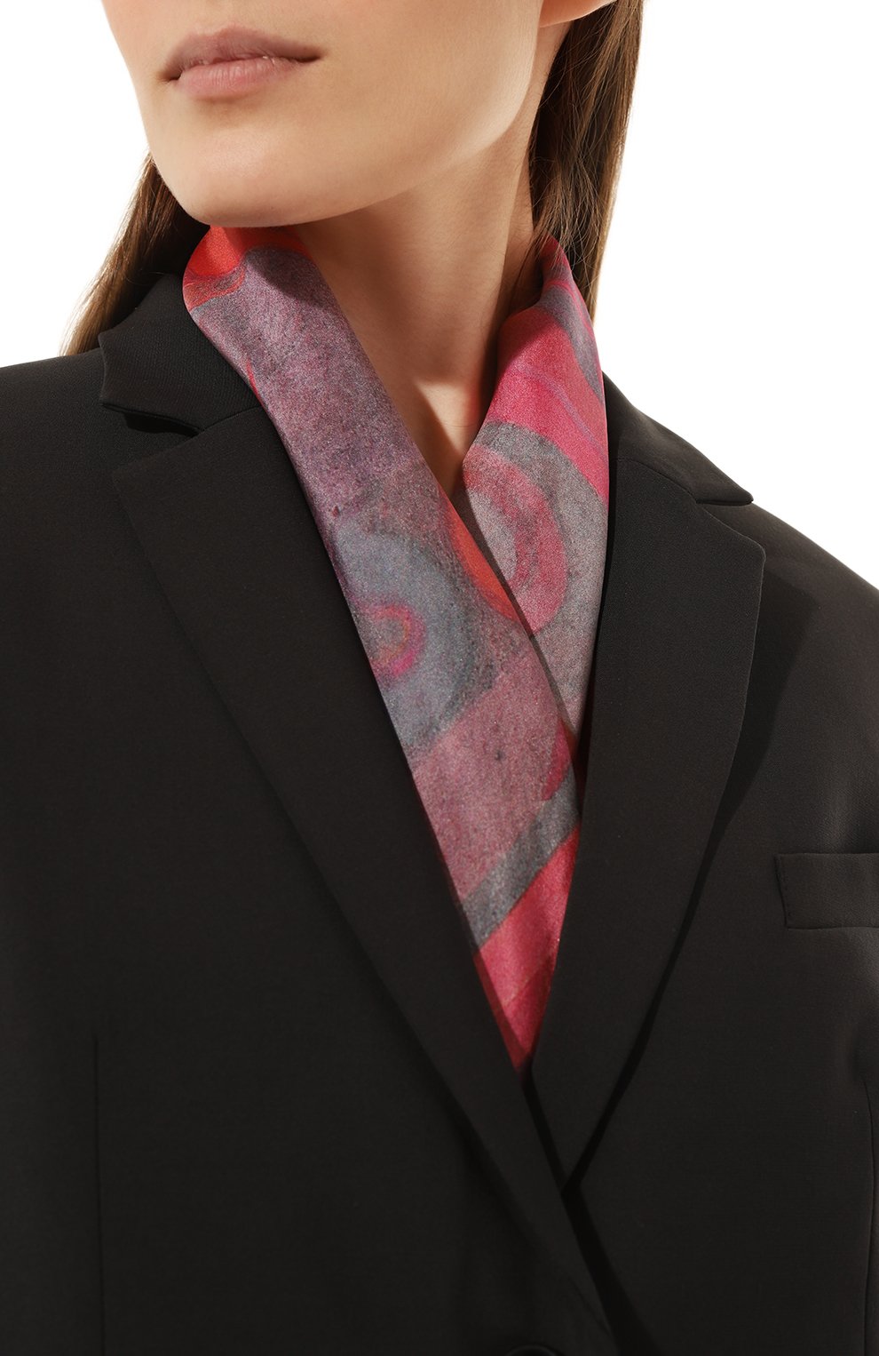 Шелковый платок жар-птица GOURJI, арт. T24ZP7R, фото 2