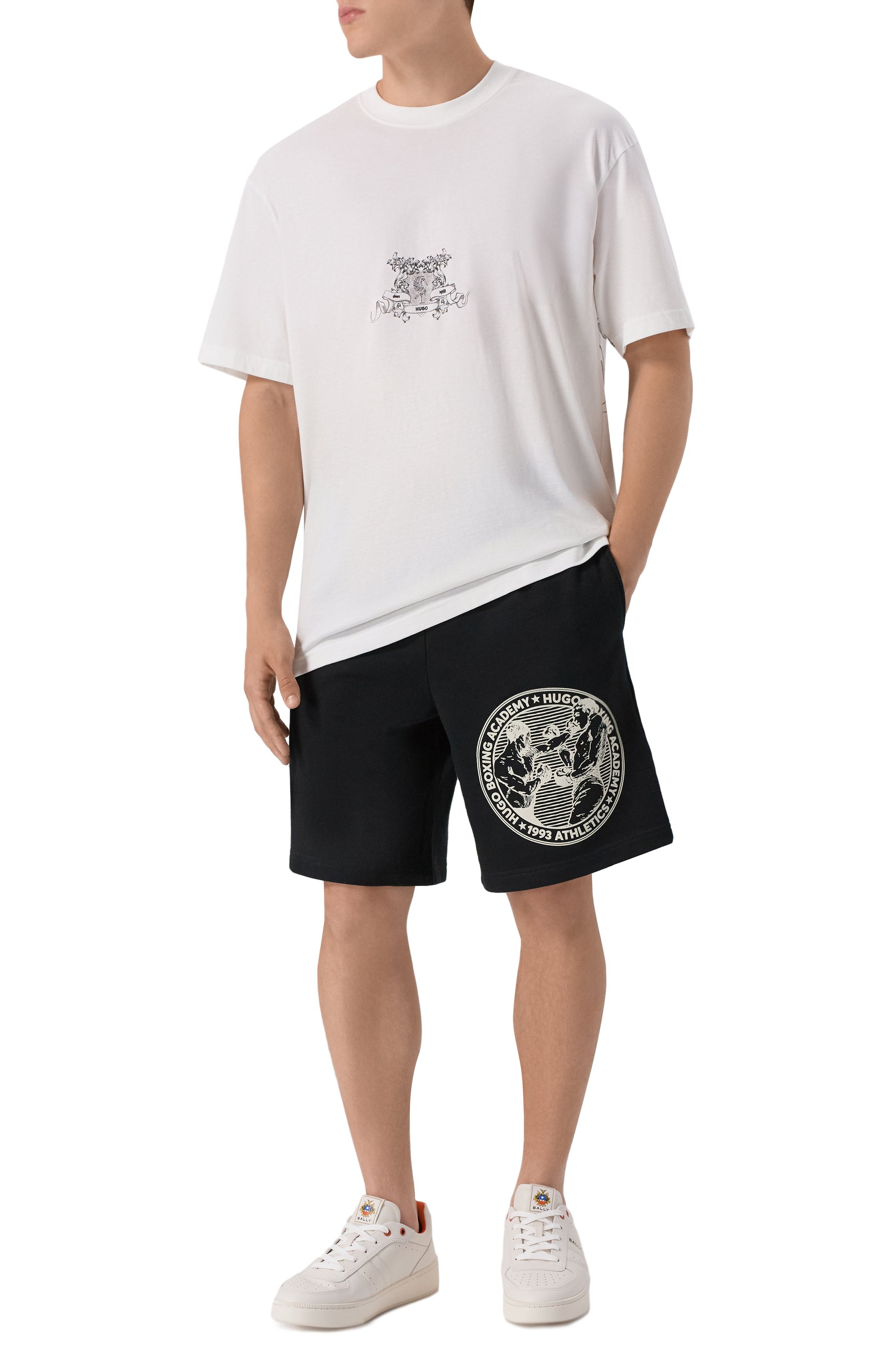 Хлопковые шорты HUGO, арт. 50542413, фото 2