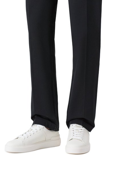 Кожаные кеды b-court BALMAIN, арт. GM1VI288/LVTR, фото 3