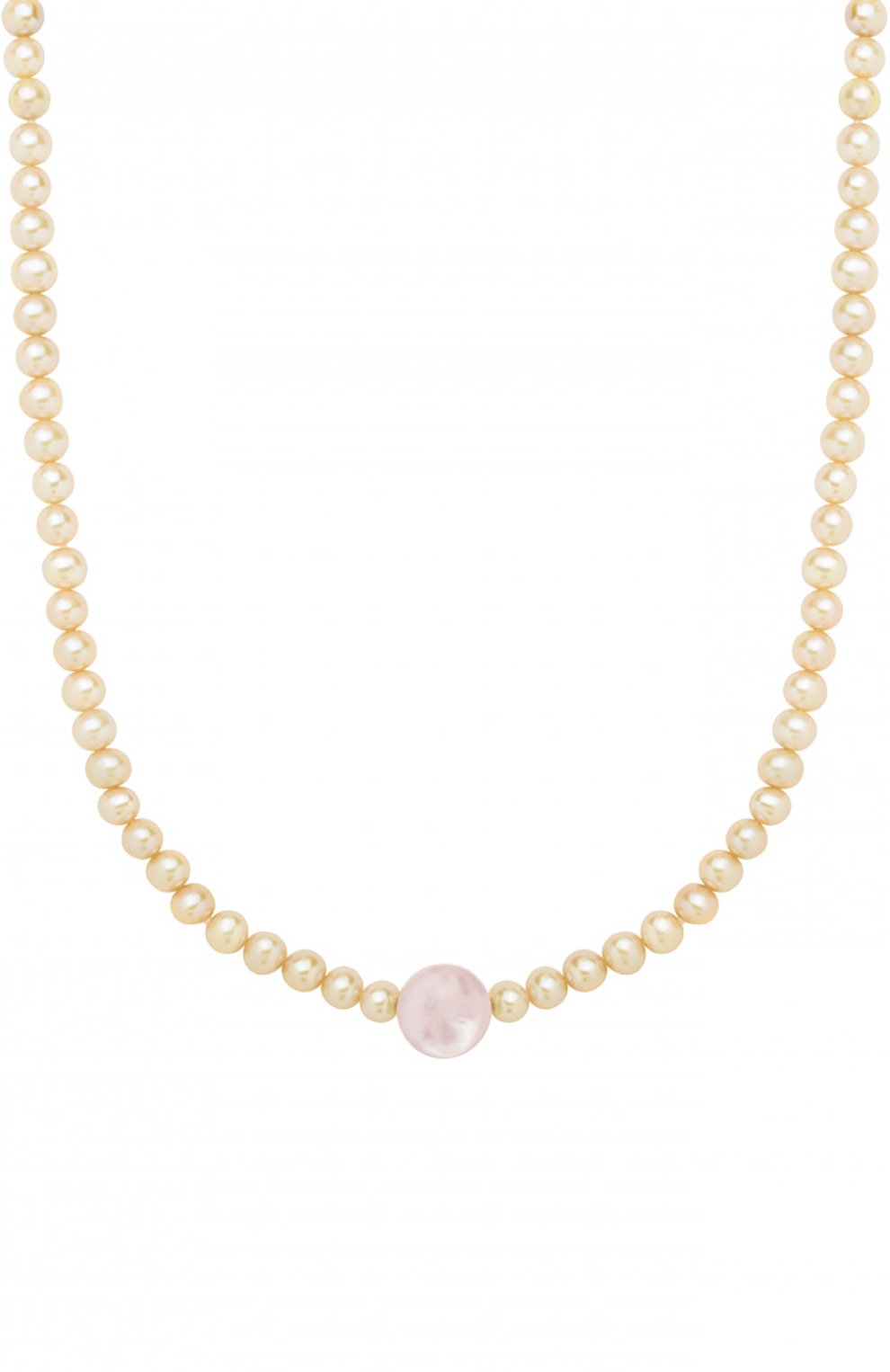 Колье MIMI бесцветного цвета по цене 84700 руб., арт. C22VBGTEZR-90, фото 1 Колье MIMI, арт. C22VBGTEZR-90, фото 1