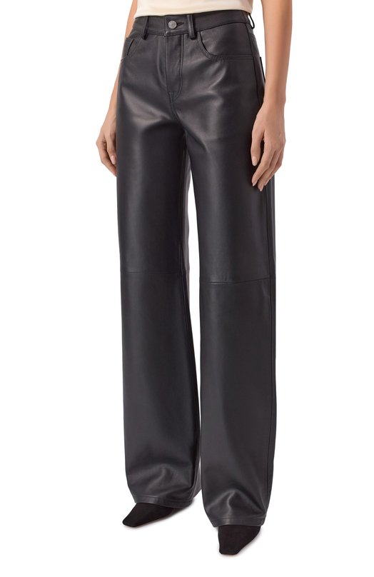 Кожаные брюки Armarium ARMFWP015/LE04 Чёрный  ARMFWP015/LE04 Фото 3