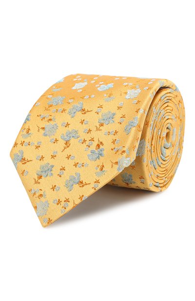 Мужской шелковый галстук CANALI, арт. 18/HJ02054