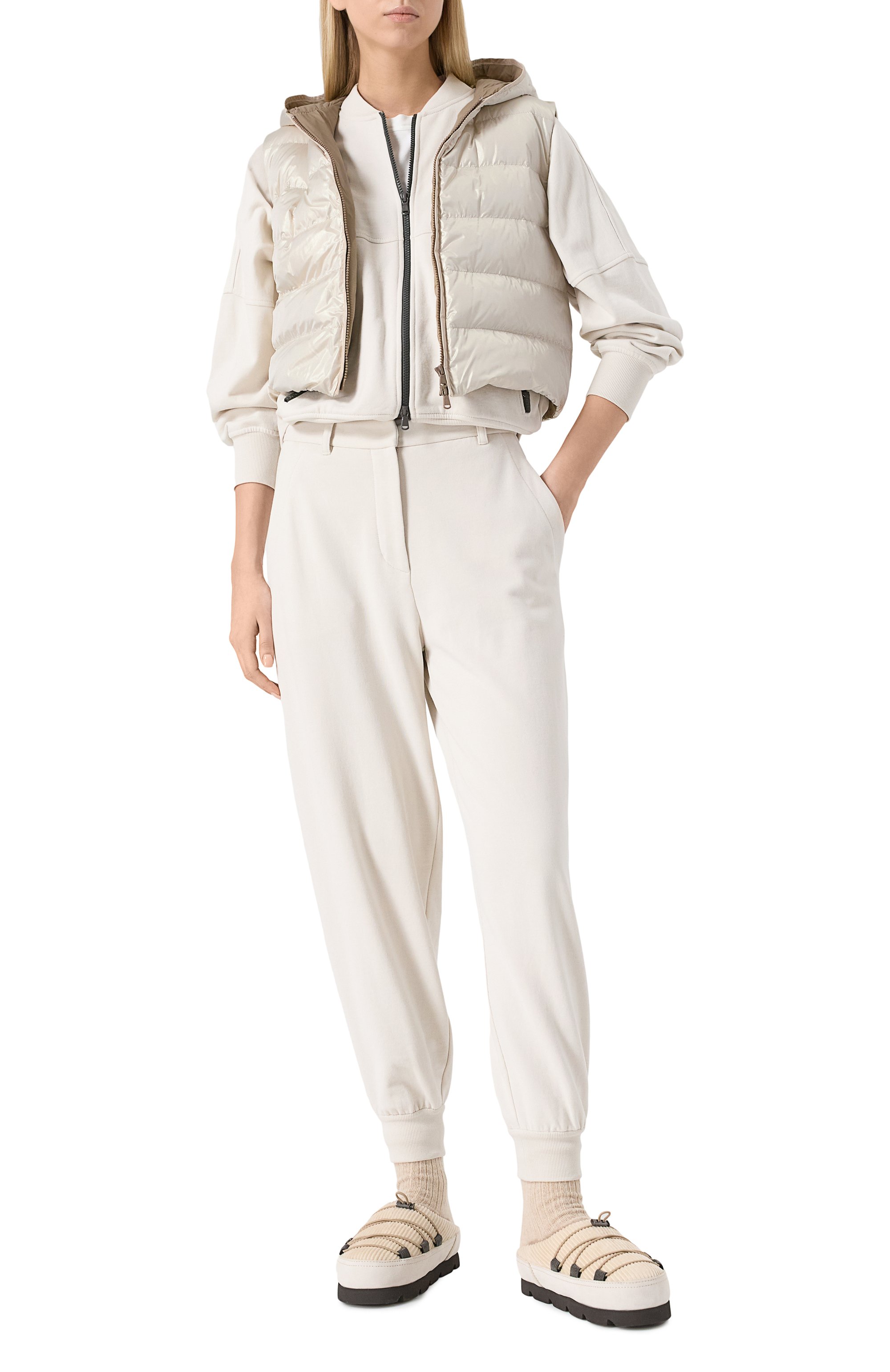 Пуховый жилет BRUNELLO CUCINELLI, арт. ML1597770, фото 2