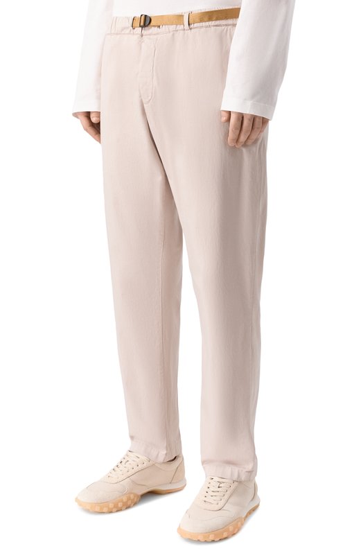 Хлопковые брюки White Sand 26SU66/182 Бежевый  26SU66/182 Фото 3