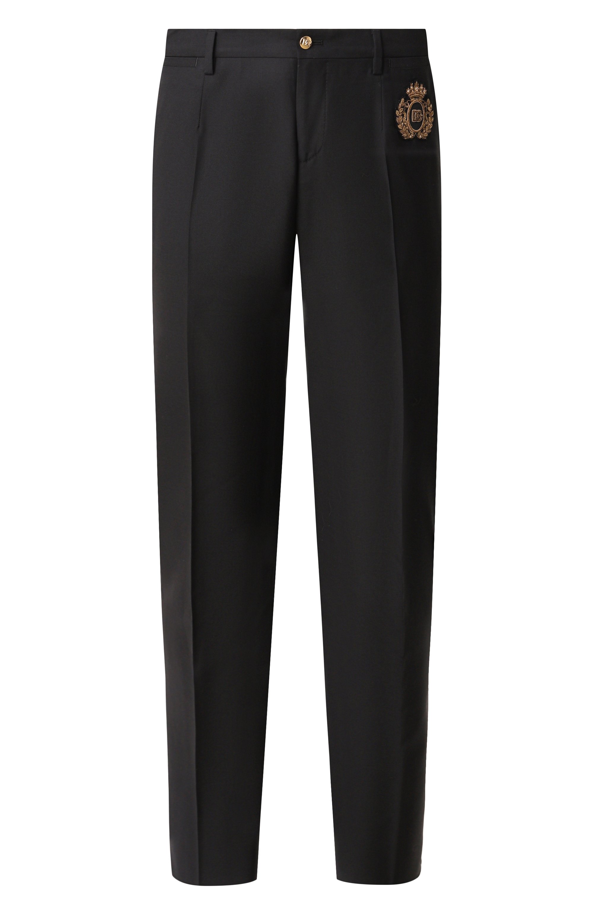 Брюки из шерсти и шелка DOLCE & GABBANA, арт. GY5UMZ/FU3H1, фото 1