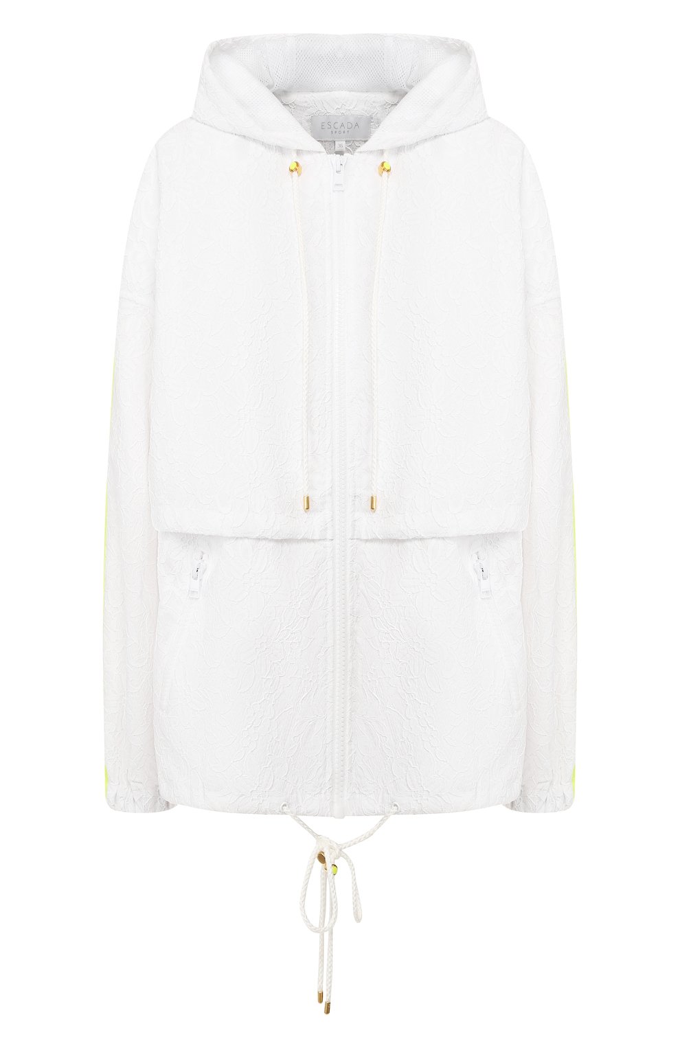 Куртка с капюшоном ESCADA SPORT белого цвета по цене 67300 руб., арт. 5030110, фото 1 Куртка с капюшоном ESCADA SPORT, арт. 5030110, фото 1