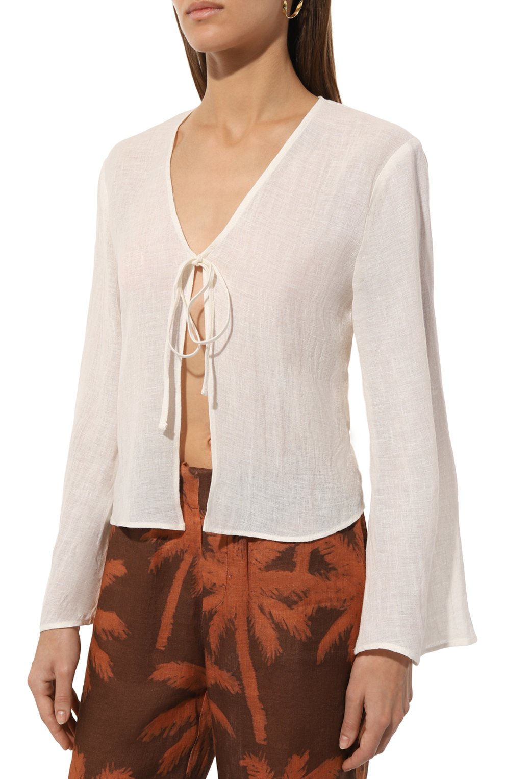 Льняная блузка MANEBI, арт. F11SN, фото 3