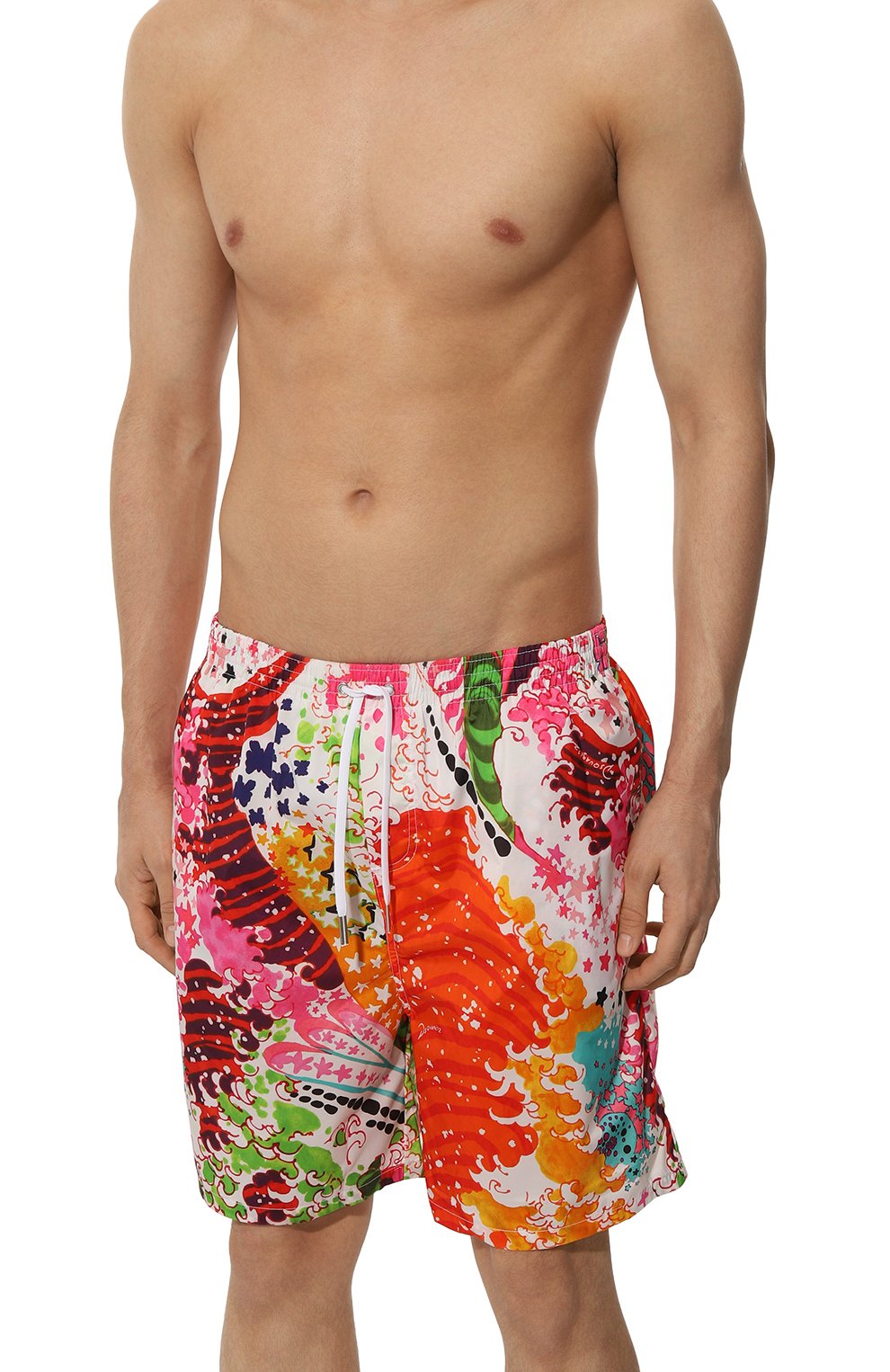 Плавки-шорты DSQUARED2 разноцветного цвета по цене 32600 руб., арт. D7BM15720, фото 2 Плавки-шорты DSQUARED2, арт. D7BM15720, фото 2