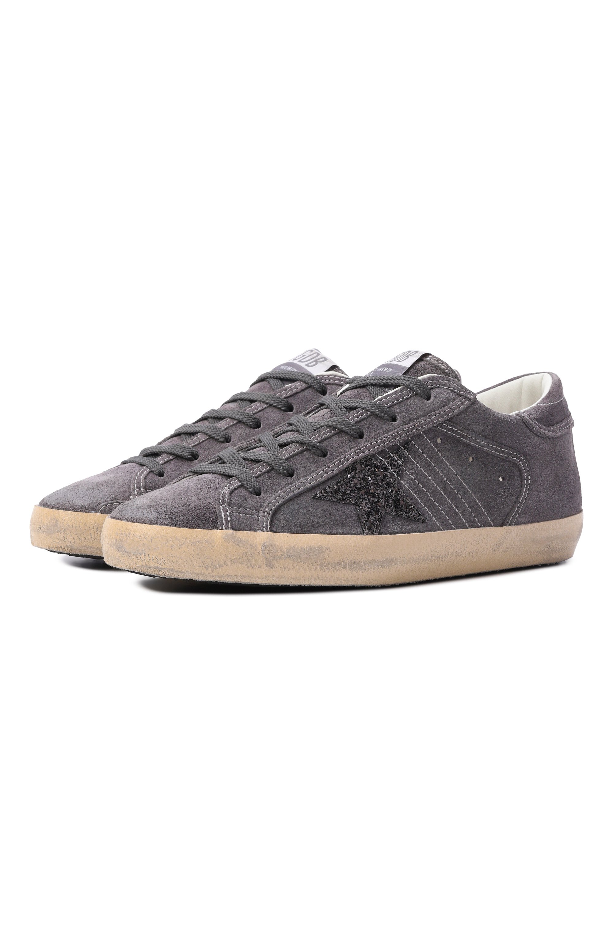 Замшевые кеды super-star GOLDEN GOOSE DELUXE BRAND, арт. GWF01002.F008141, фото 1