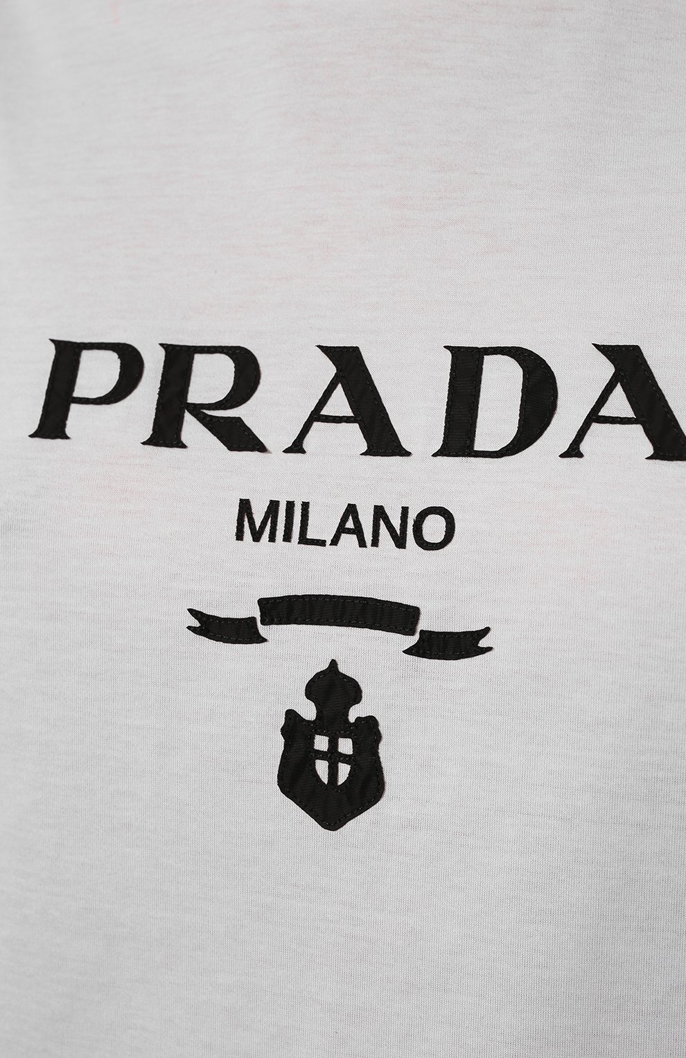 Хлопковая футболка PRADA, арт. 35838R-10GN-F0009-162, фото 5