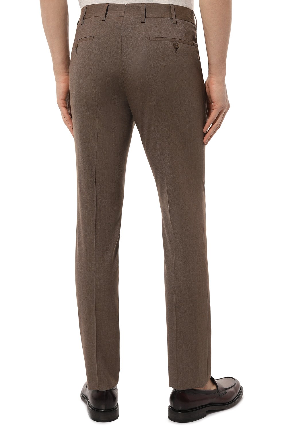 Шерстяные брюки CORNELIANI, арт. 914B08-3118565, фото 4