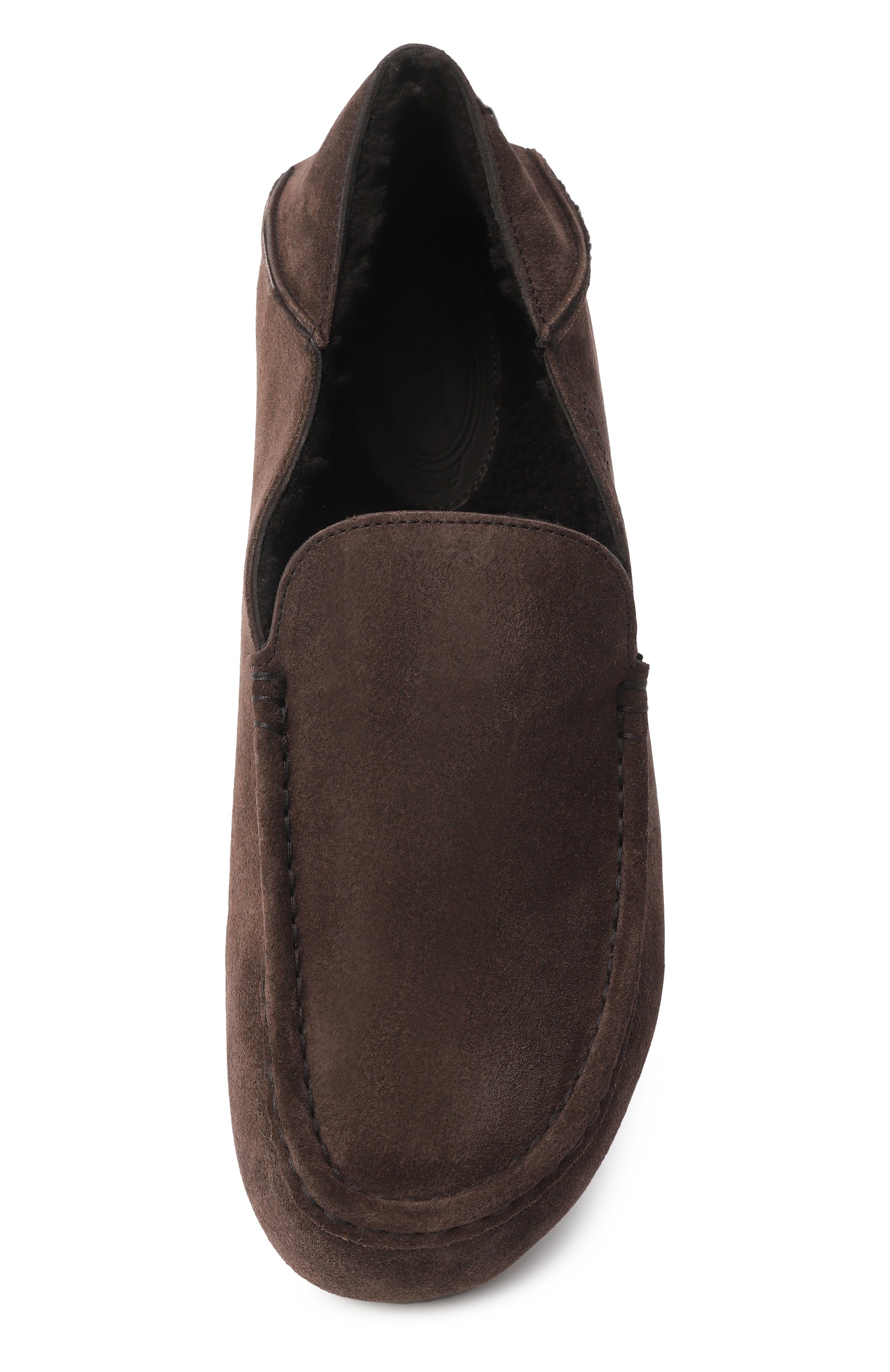Замшевые мокасины slipper TOD’S темно-коричневого цвета по цене 99800 руб., арт. XXM58L0IX61RE0, фото 6 Замшевые мокасины slipper TOD’S, арт. XXM58L0IX61RE0, фото 6