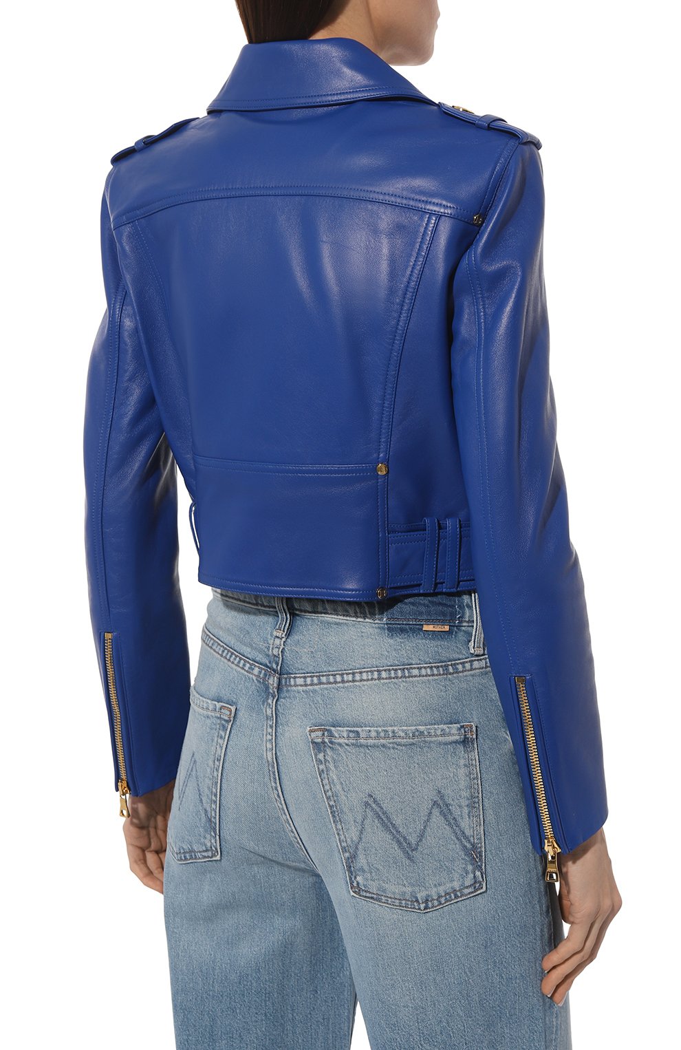 Кожаная куртка BALMAIN, арт. AF1TD055LB24, фото 4